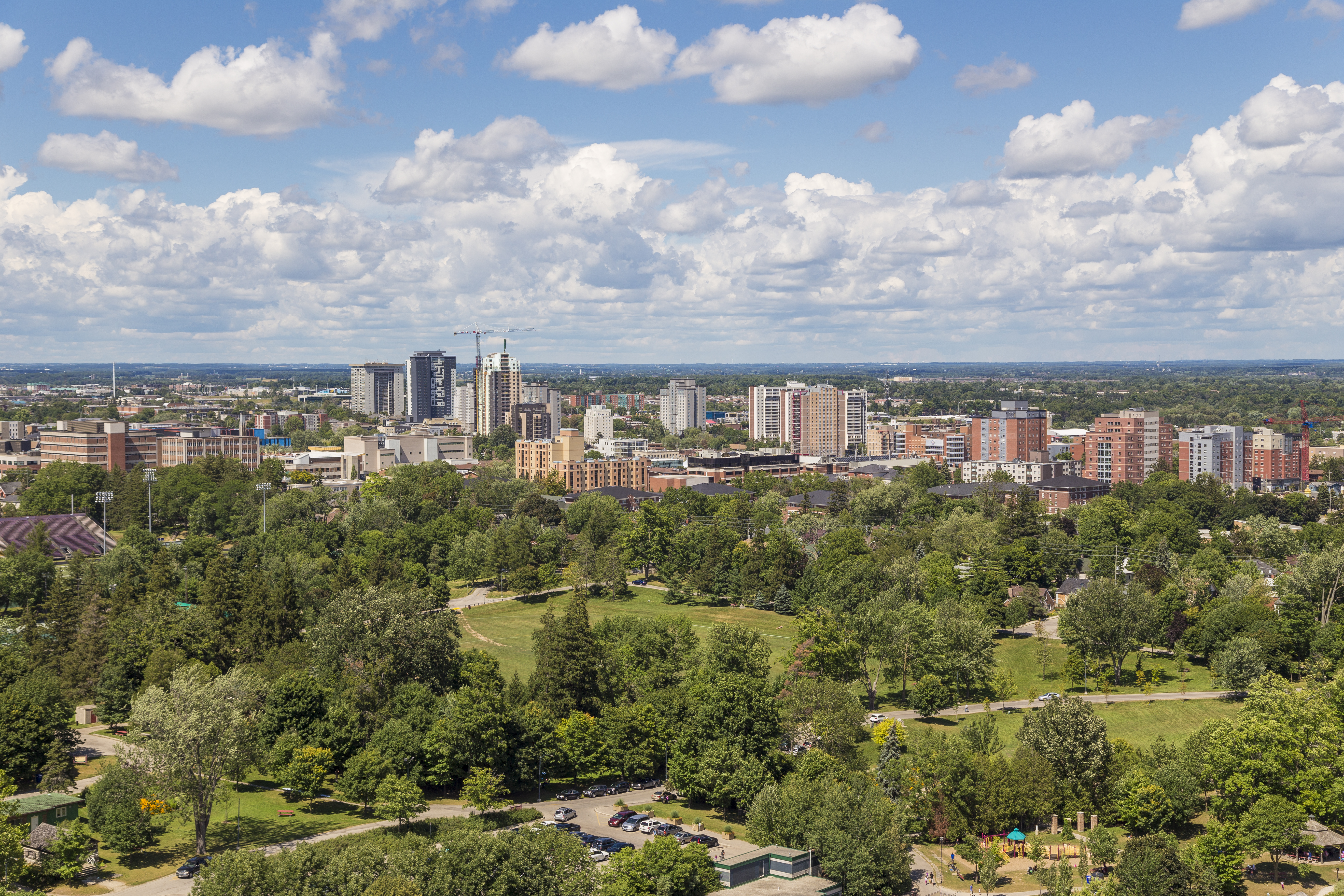 City of Kitchener from the Air