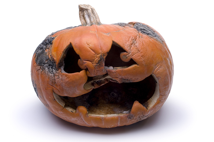 Scary jack o'lantern