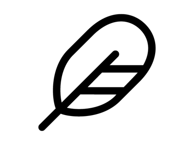 Feather icon